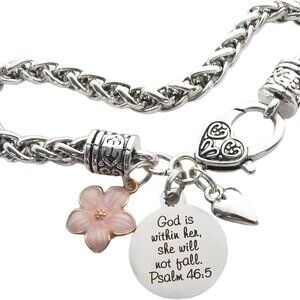 Religious Bible Verse Bracelet Faith Christian Jewelry for Women Motivational